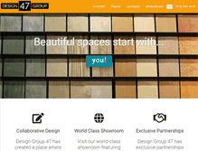 Tablet Screenshot of designgroup47.com